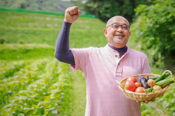 ひだまり農園の山田洋一さん